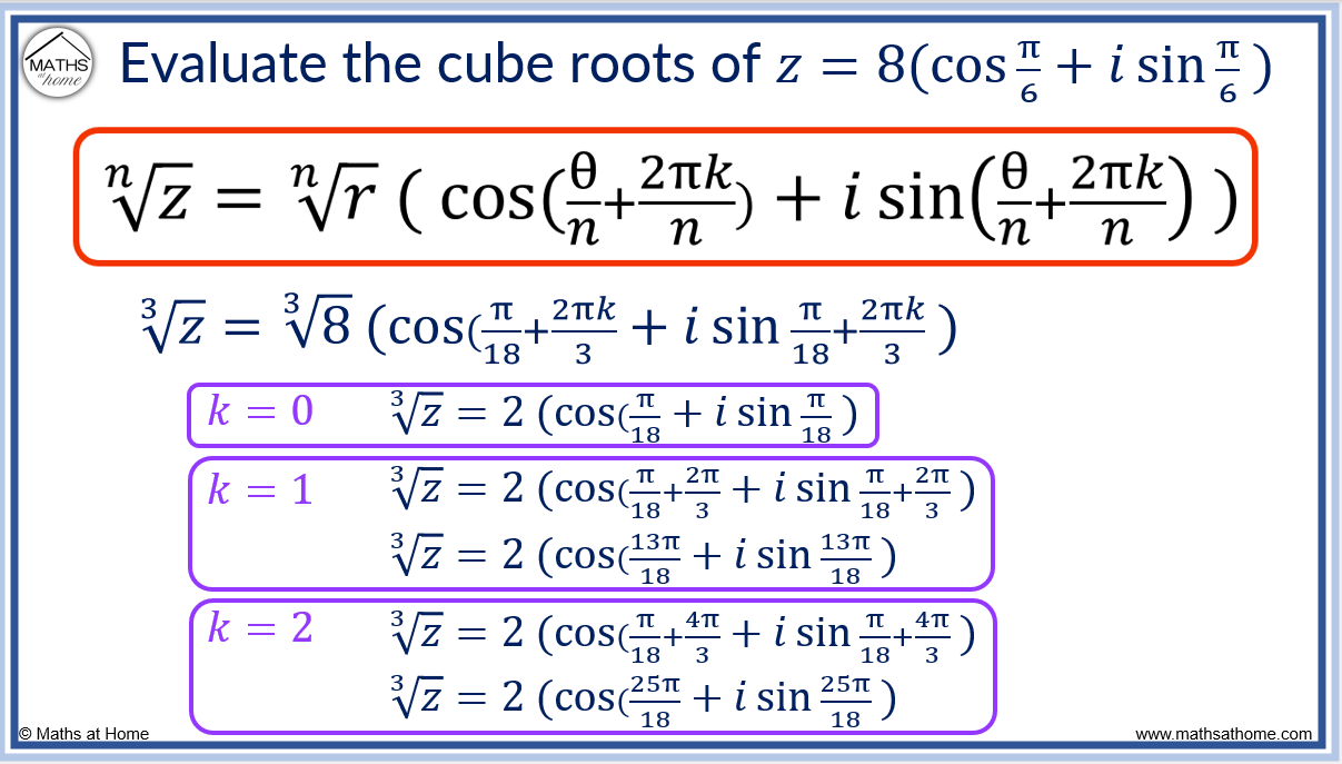 How To Use De Moivres Theorem To Find Powers Of Complex Numbers