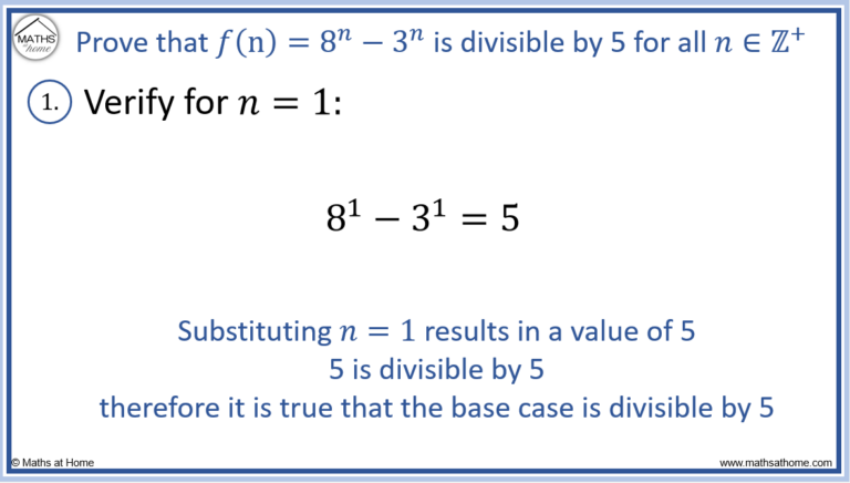 How To Do Proof By Mathematical Induction For Divisibility