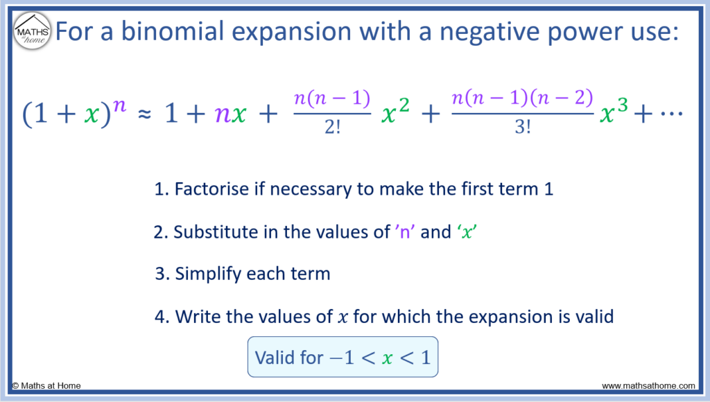 How To Do The Binomial Expansion