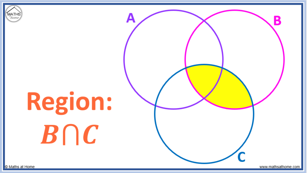 BnC shaded on a venn diagram