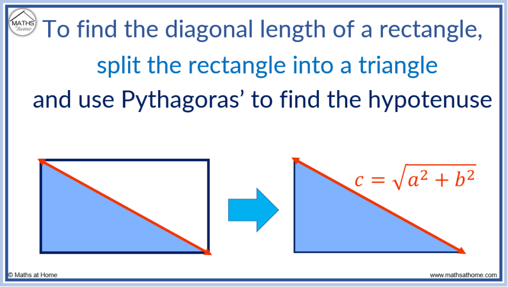 diagonals of a rectangle