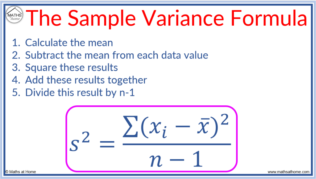 sample variance example