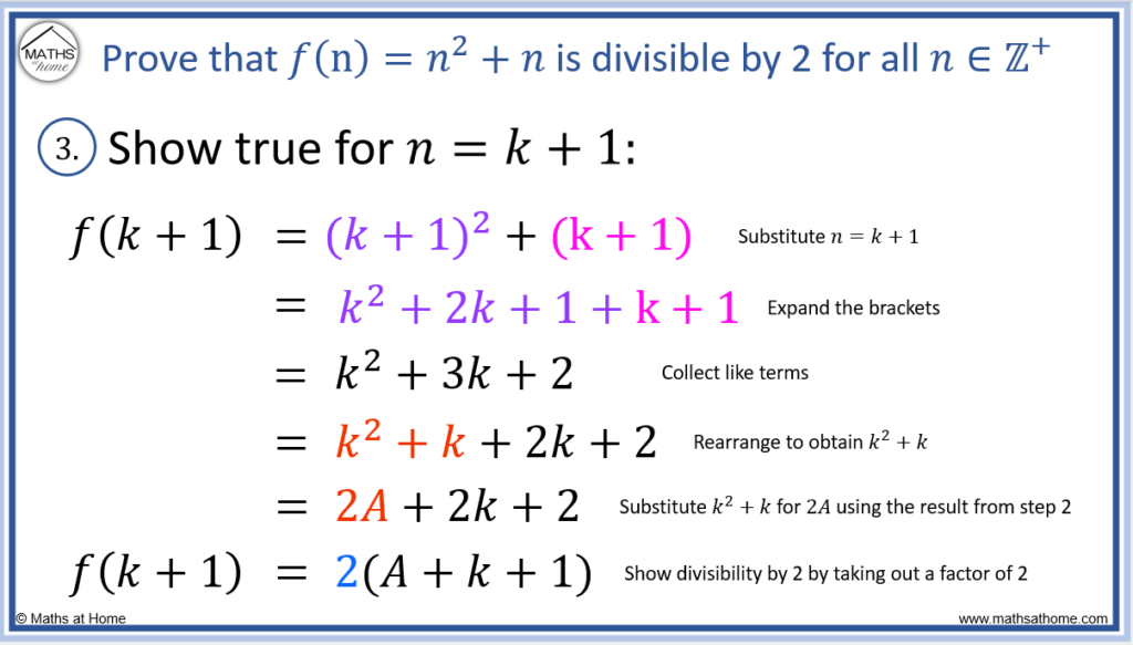 proof by induction divisibility step 3