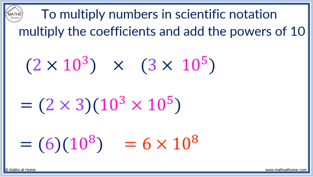 how to multiply numbers in scientific notation