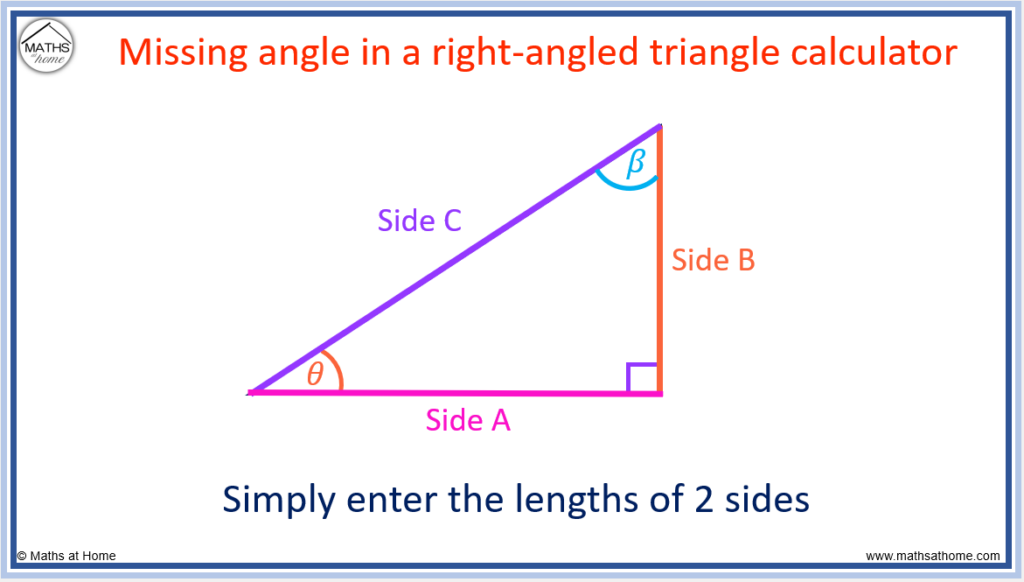 Right Triangle Angle And Side Calculator