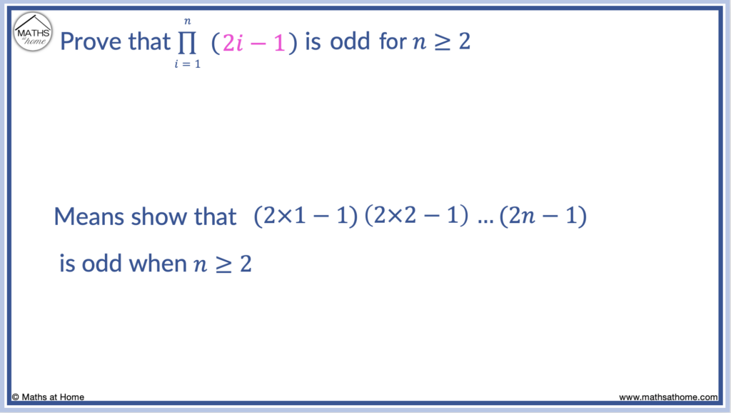 proof by induction that it is odd